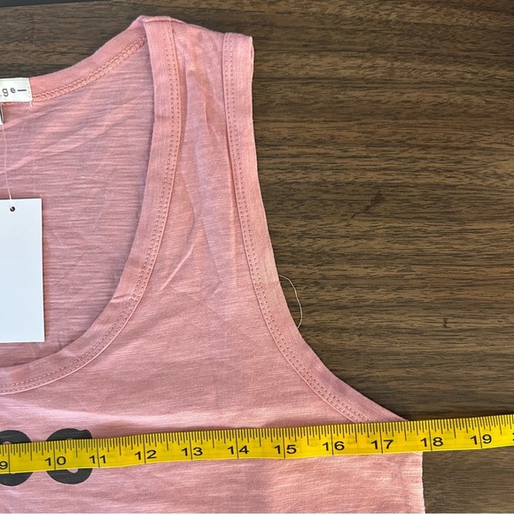NWT PJ Salvage DOG MOTHER WINE LOVER Pink Graphic Tank Top L - Picture 9 of 11